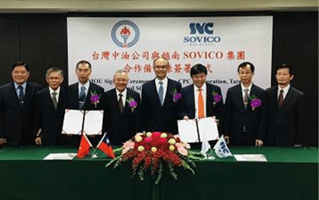 Tập Đoàn Dầu Khí Đài Loan và Tập Đoàn SOVICO Ký Biên Bản Hợp Tác Mở Rộng Đầu Tư Tại Việt Nam