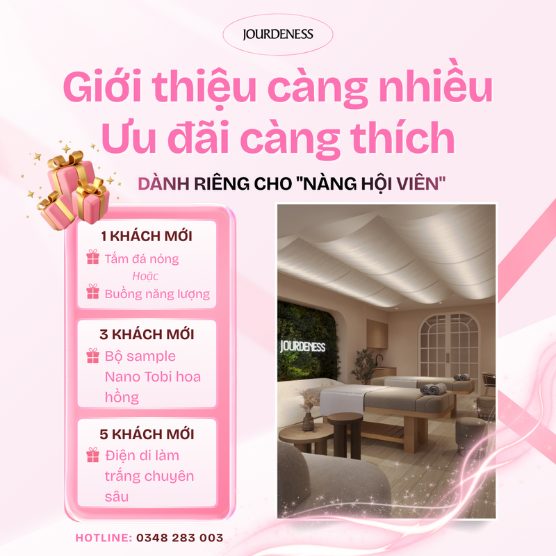 🎁JOURDENESS ƯU ĐÃI CHO NÀNG GIỚI THIỆU THÊM BẠN🎁