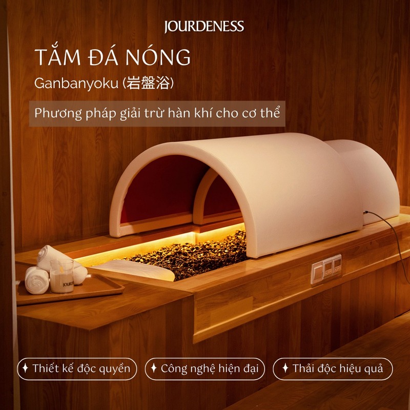 ✨LIỆU TRÌNH TẮM ĐÁ NÓNG PHI THUYỀN TẠI JOURDENESS 30 PHÚT✨