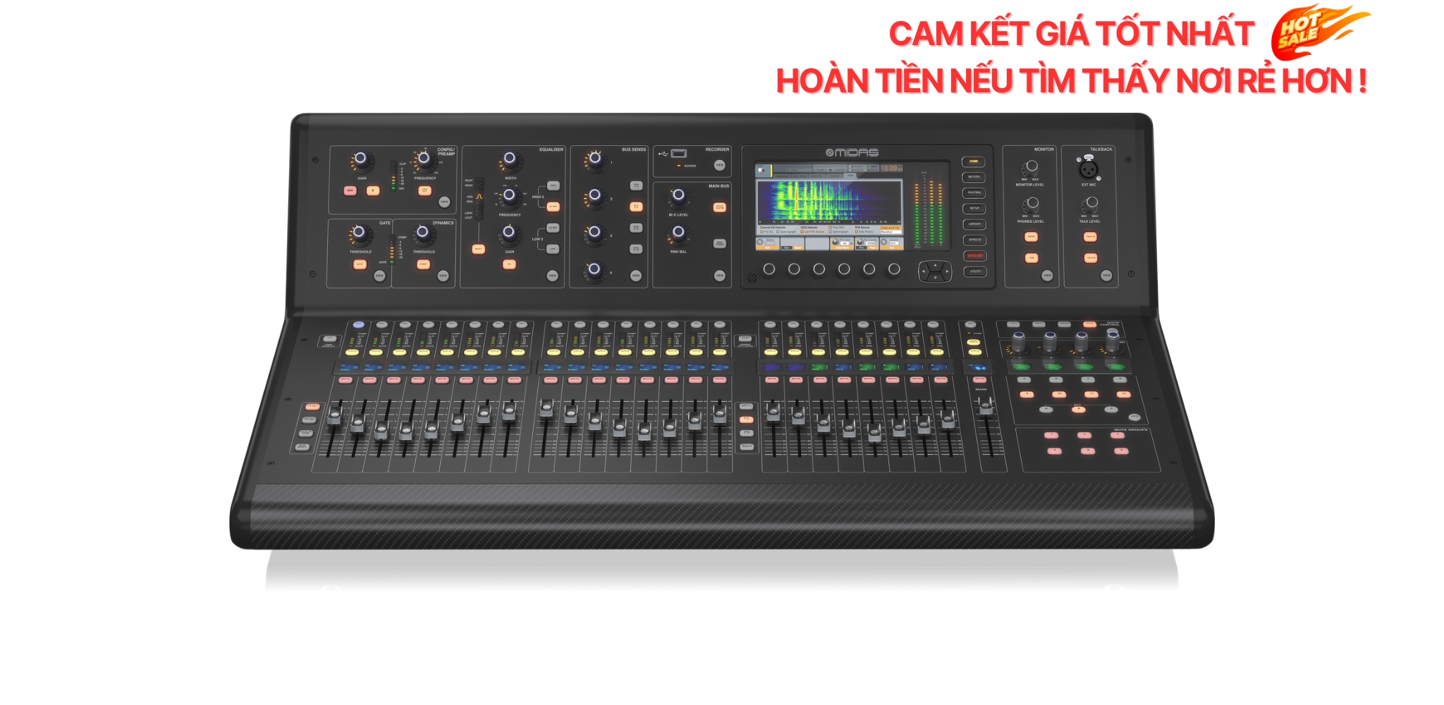 M32 LIVE Mixer Digital 40 input 25 Bus Midas