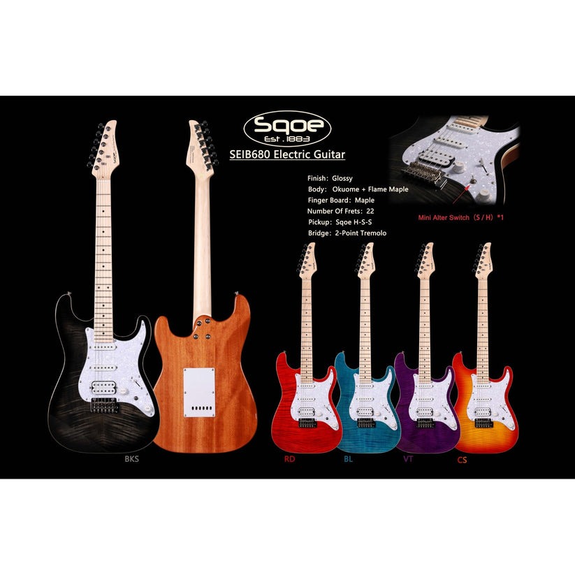 Guitar Điện Sqoe SEIB680