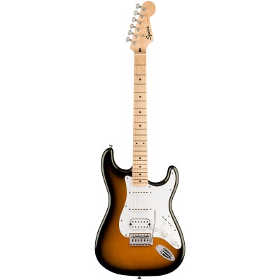 Squier Fsr Sonic Strat Hss Maple White Pickguard 2-Color Sunburst