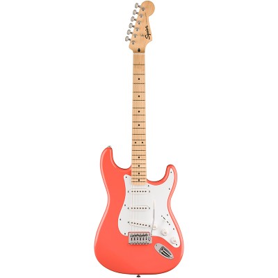Squier Fsr Sonic Strat Maple Tahitian Coral