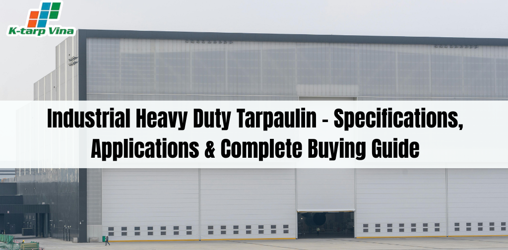 Industrial Heavy Duty Tarpaulin for High-Strength Protection