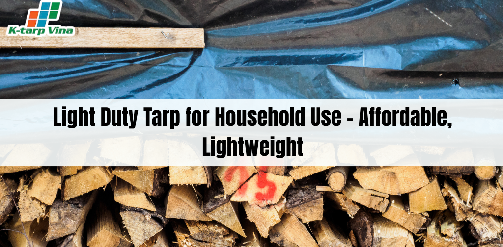 Light Duty Tarp for Household Use – Affordable, Lightweight