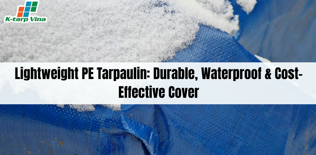 Lightweight PE Tarpaulin: Durable, Waterproof & Cost-Effective Cover