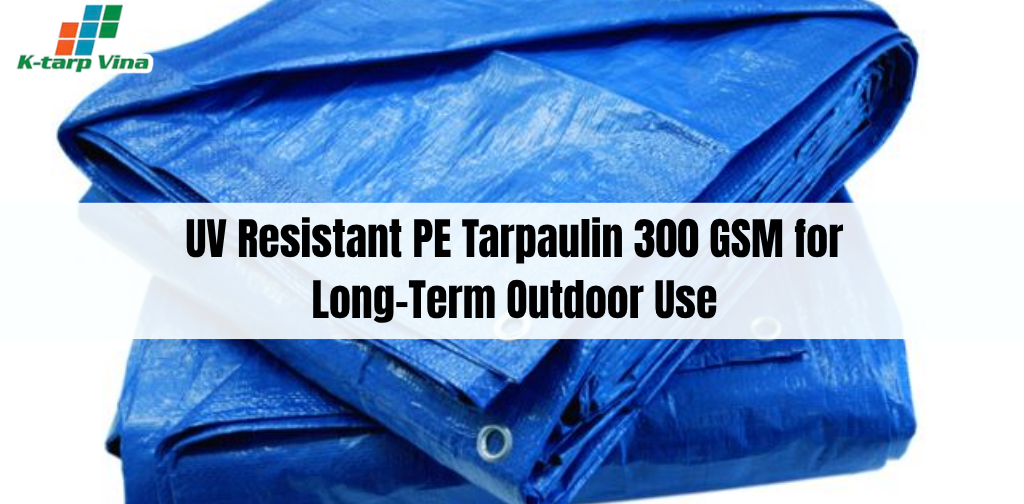 UV Resistant PE Tarpaulin 300 GSM for Long-Term Outdoor Use