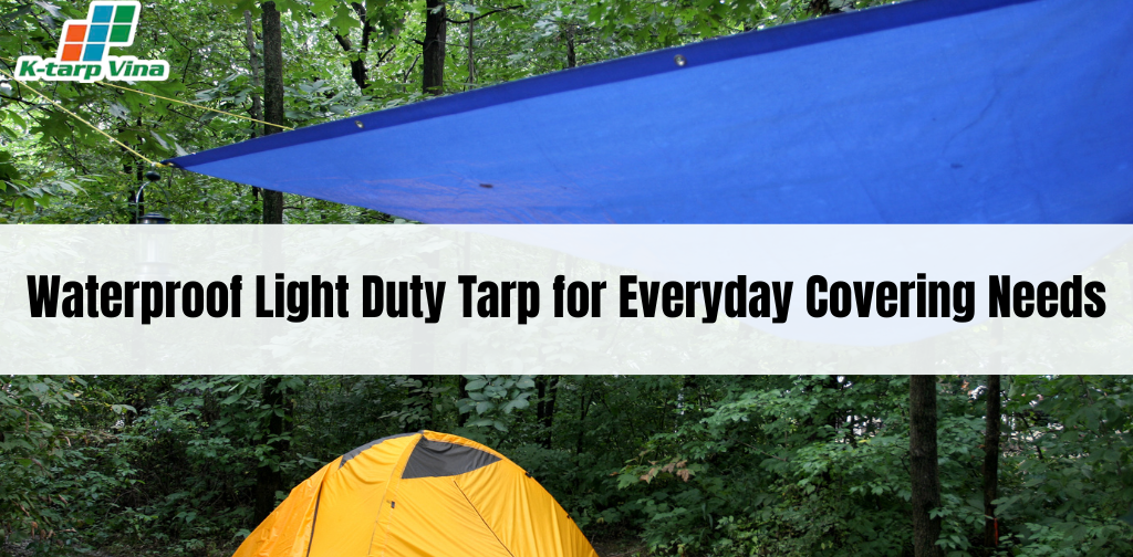 Waterproof Light Duty Tarp for Everyday Covering Needs