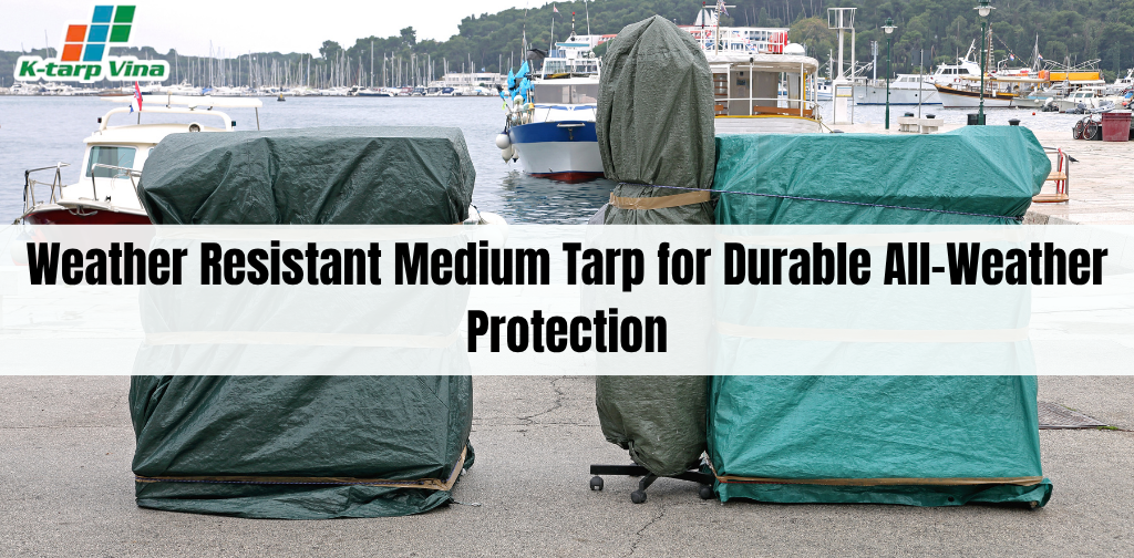 Weather Resistant Medium Tarp for Durable All-Weather Protection