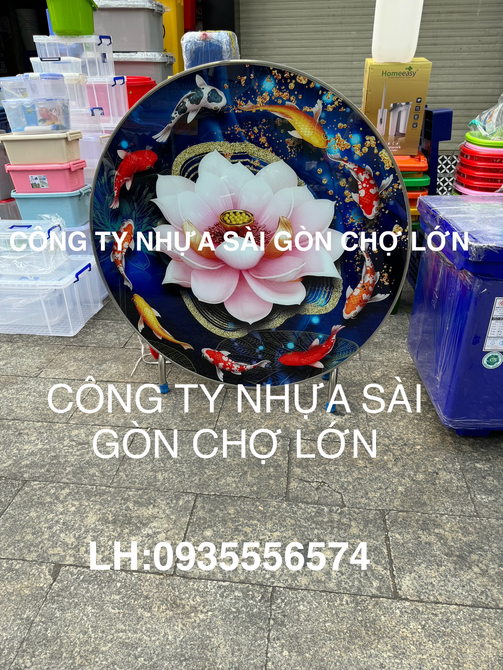 Mua Bàn tròn inox mặt kính cường lực ở đâu