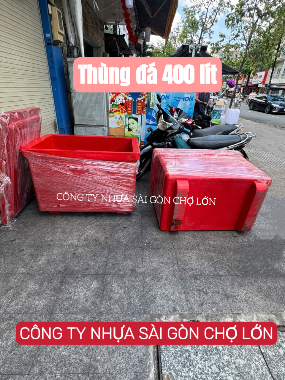 Thùng đá giữ lạnh 400 lít