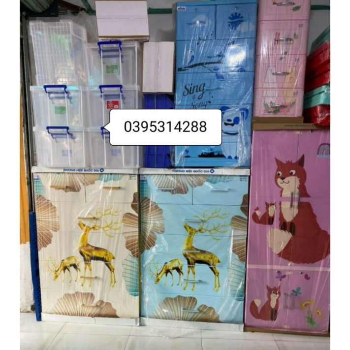 Tủ DELI MAX 6 tầng và 5 tầng cao cấp ( ngang 9 tấc)