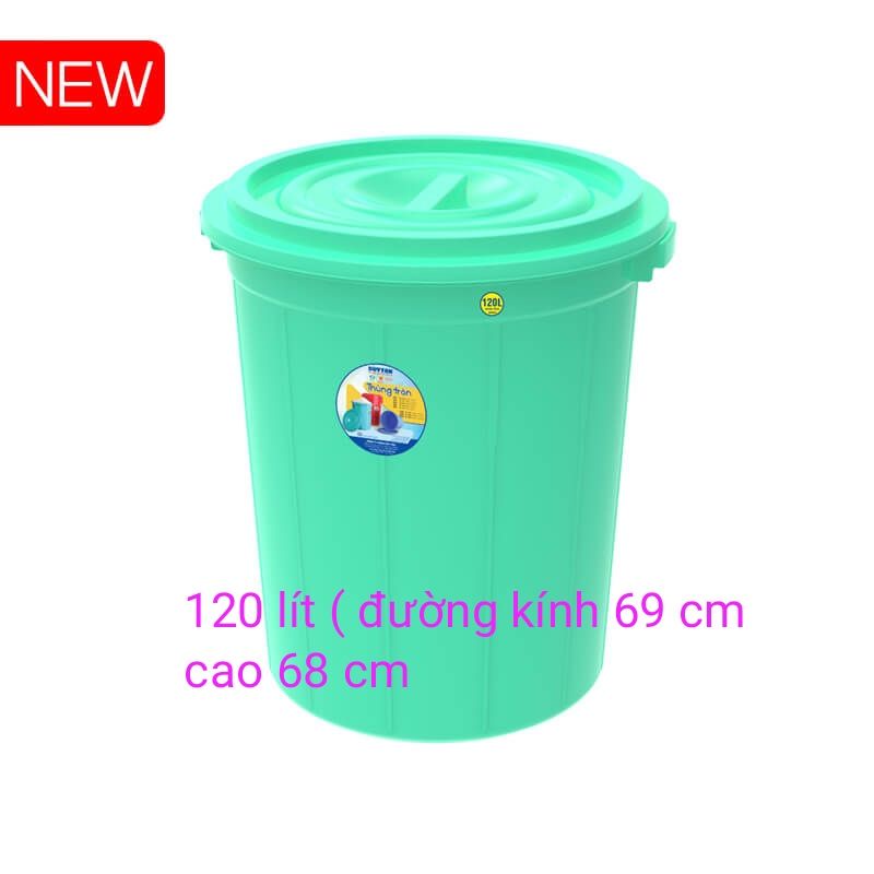 thùng nhựa tròn 220 lít,160 lít,120 lít Duy tân và vĩ hưng