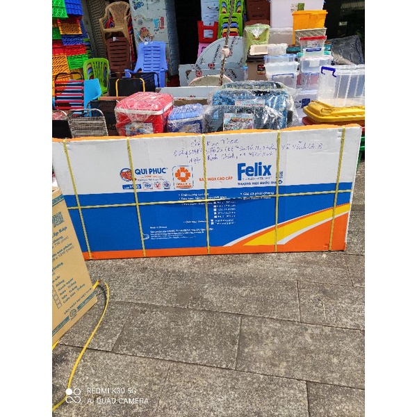 Bàn inox FELIX xếp Thái Lan cao cấp( 70×120cm,70×140cm,80×160cm,80×180cm)