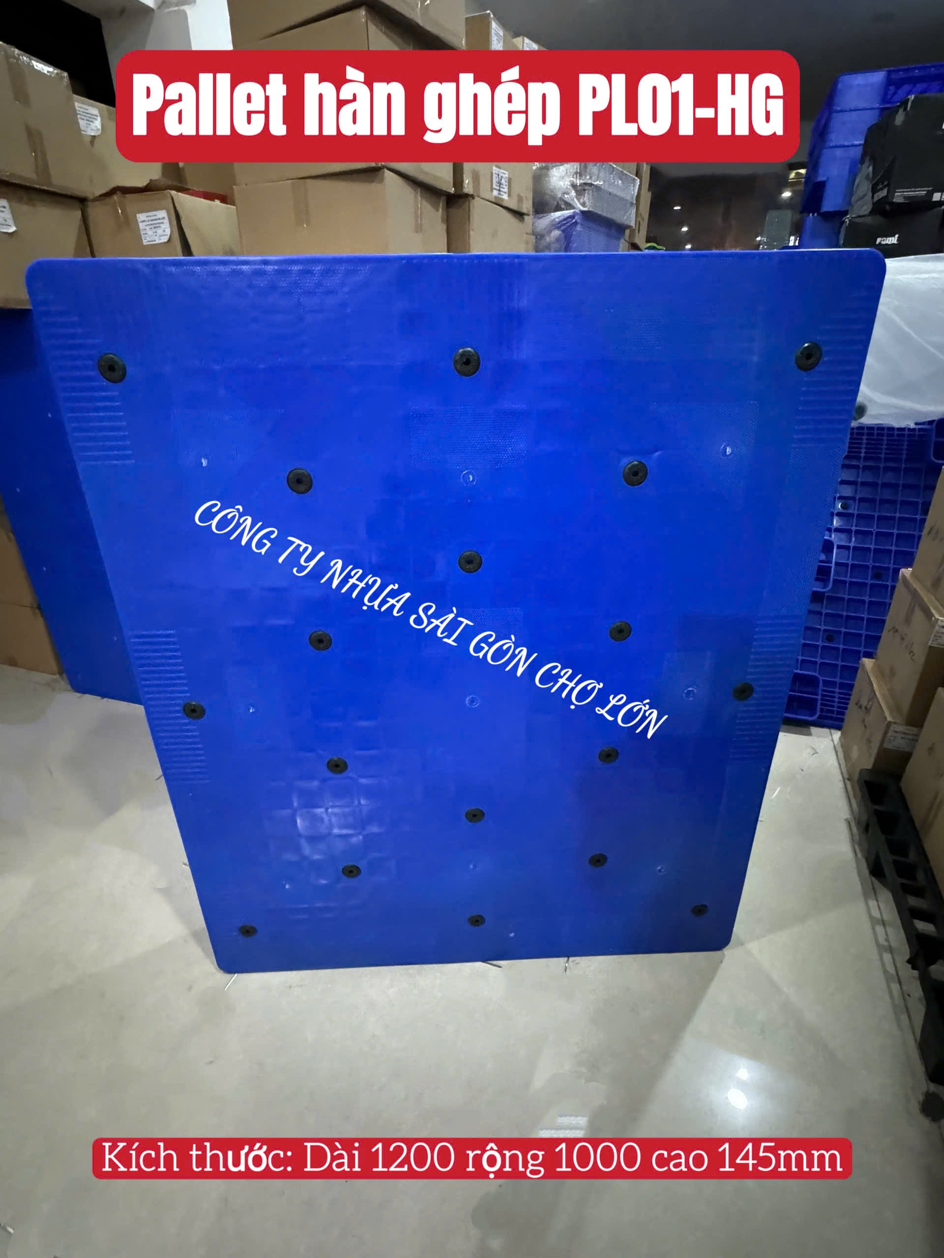 Pallet nhựa hàn ghép PL01-HG