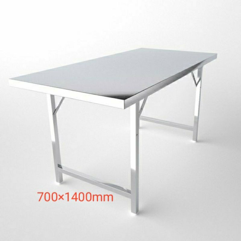 Bàn inox FELIX xếp Thái Lan cao cấp( 70×120cm,70×140cm,80×160cm,80×180cm)