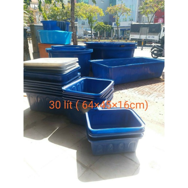 Thùng chữ nhật nuôi cá 200 lít,100 lít,50 lít