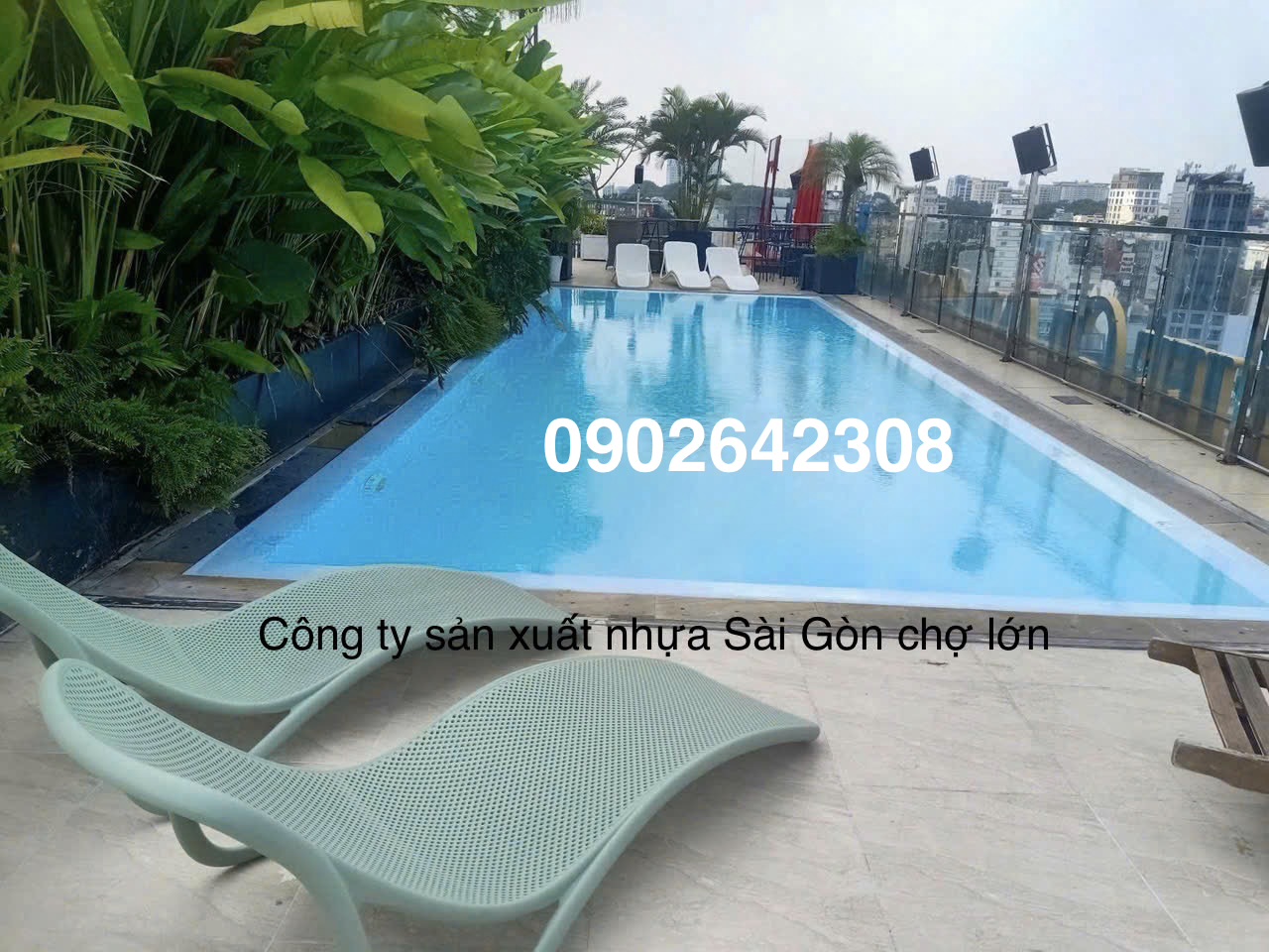 Ghế hồ bơi cao cấp nhập khẩu