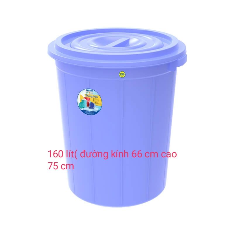 thùng nhựa tròn 220 lít,160 lít,120 lít Duy tân và vĩ hưng