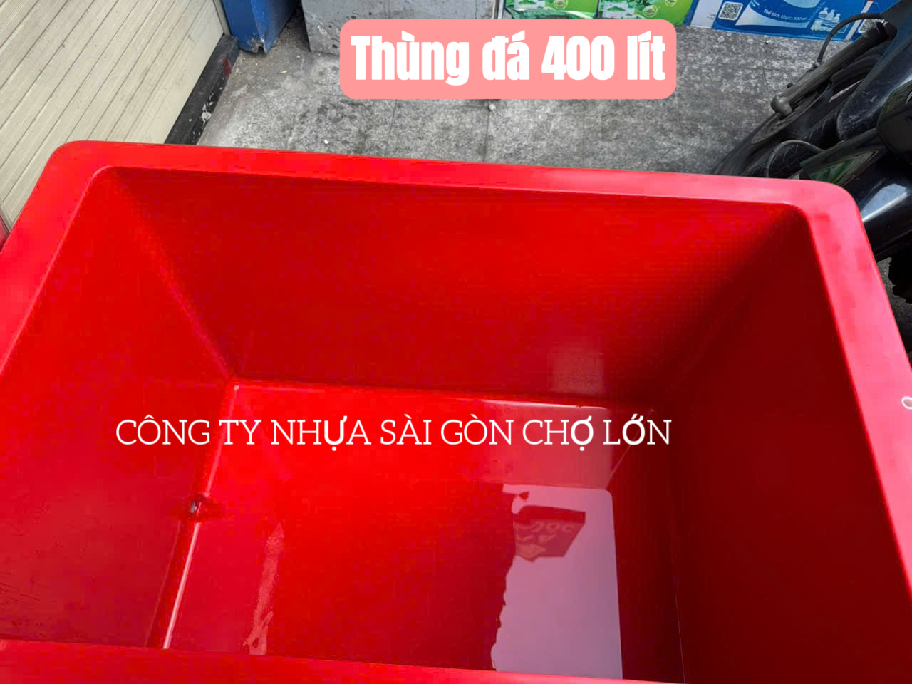 Thùng đá giữ lạnh 400 lít
