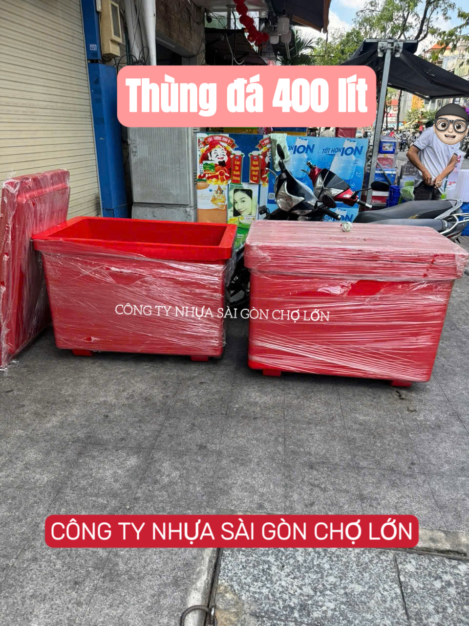 Thùng đá giữ lạnh 400 lít