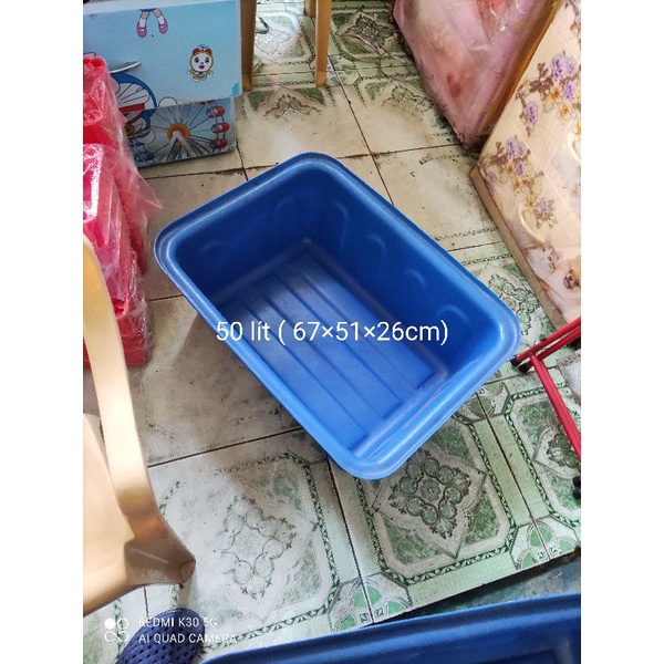 Thùng chữ nhật nuôi cá 200 lít,100 lít,50 lít