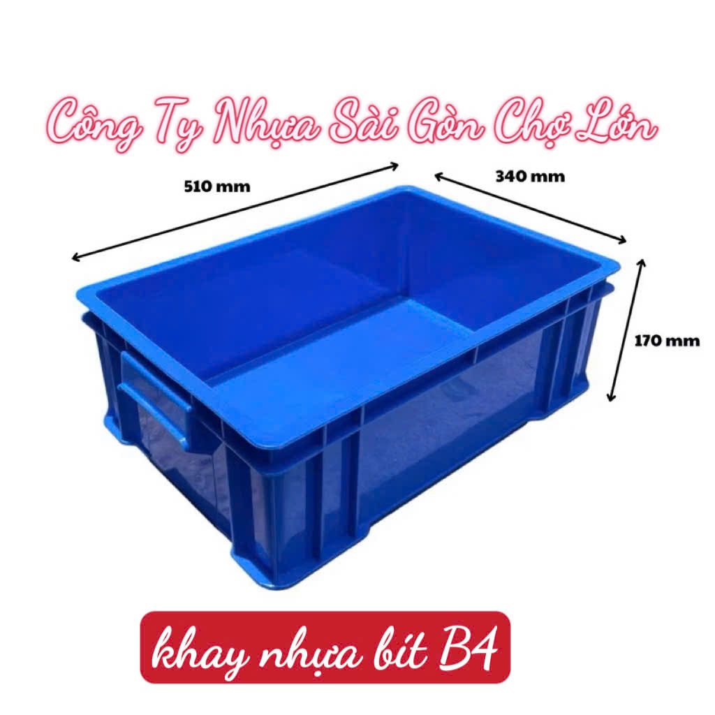 Khay nhựa B4(510 x 340 x 170 cm) 🌸