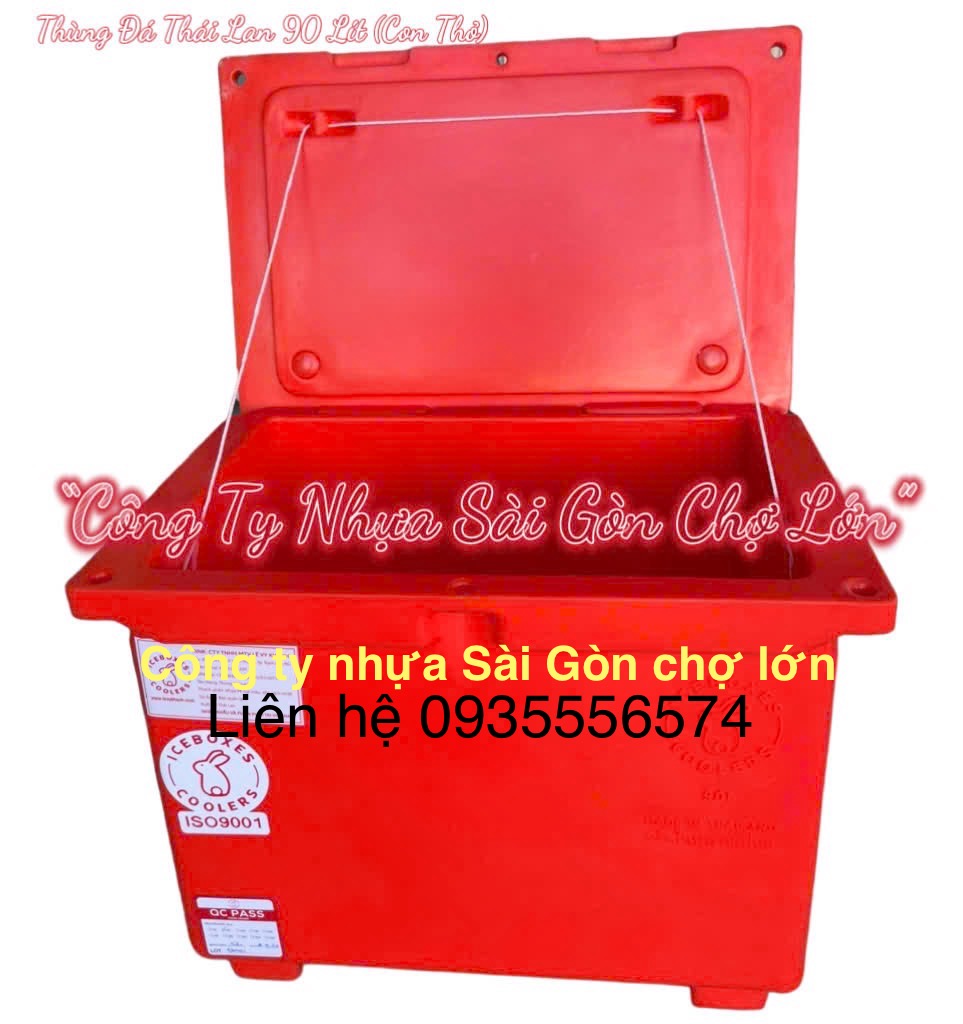 ( nhập khẩu chính ngạch) Thùng đá Thái Lan 90 lít nhập khẩu hiệu con Thỏ