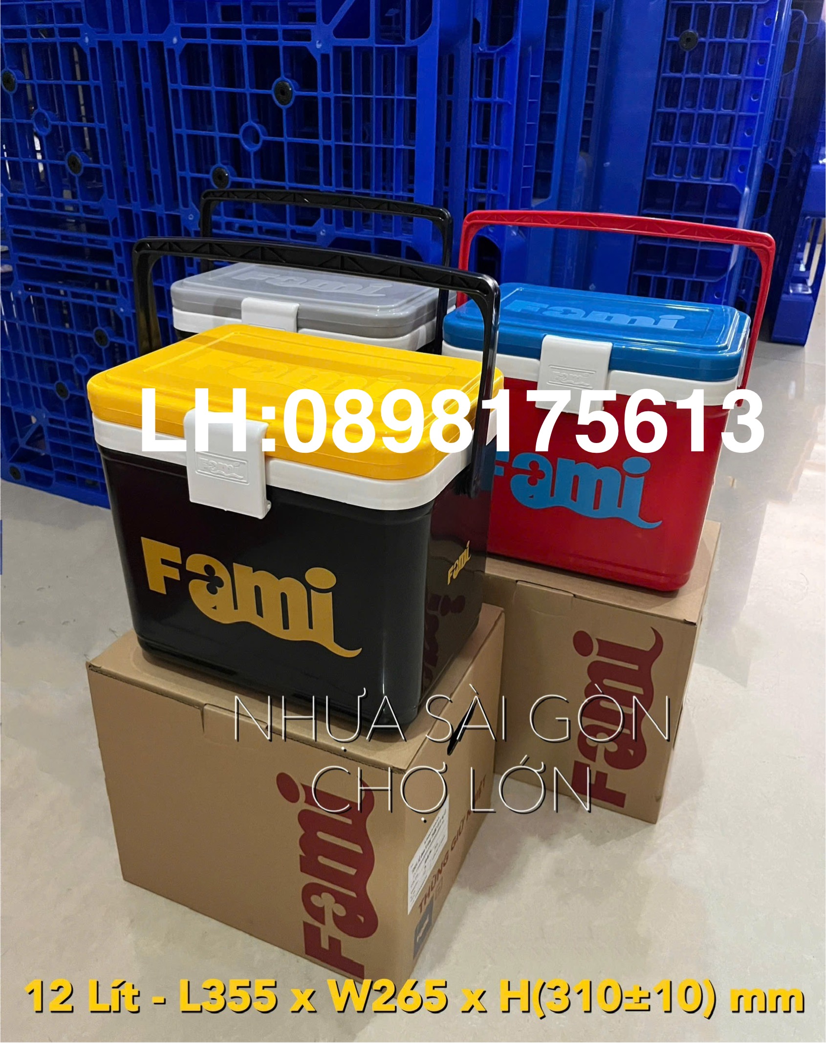 Thùng đá 12 lít FAMI Long Thành cao cấp