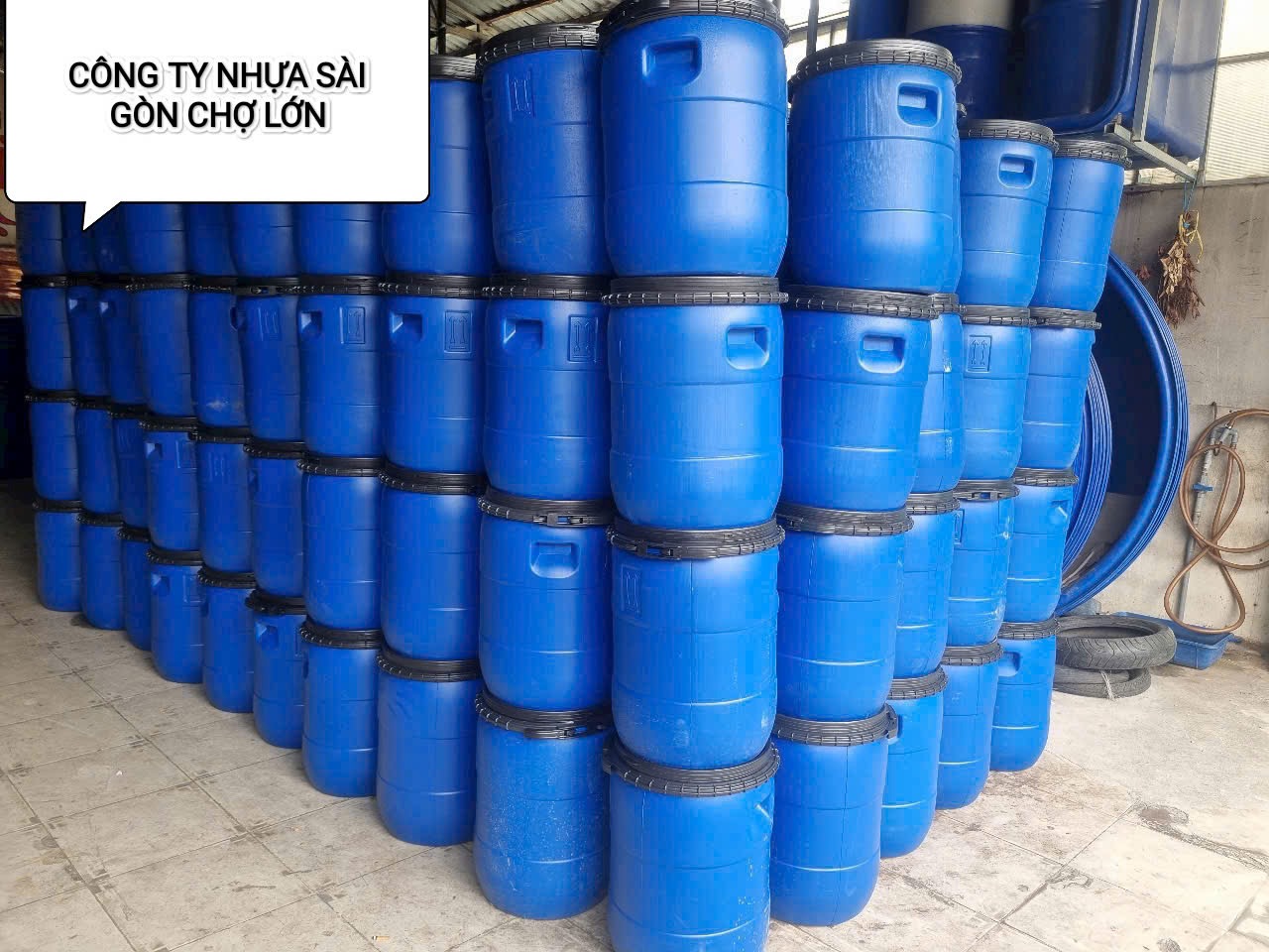 Thùng phi nhựa 50 lít