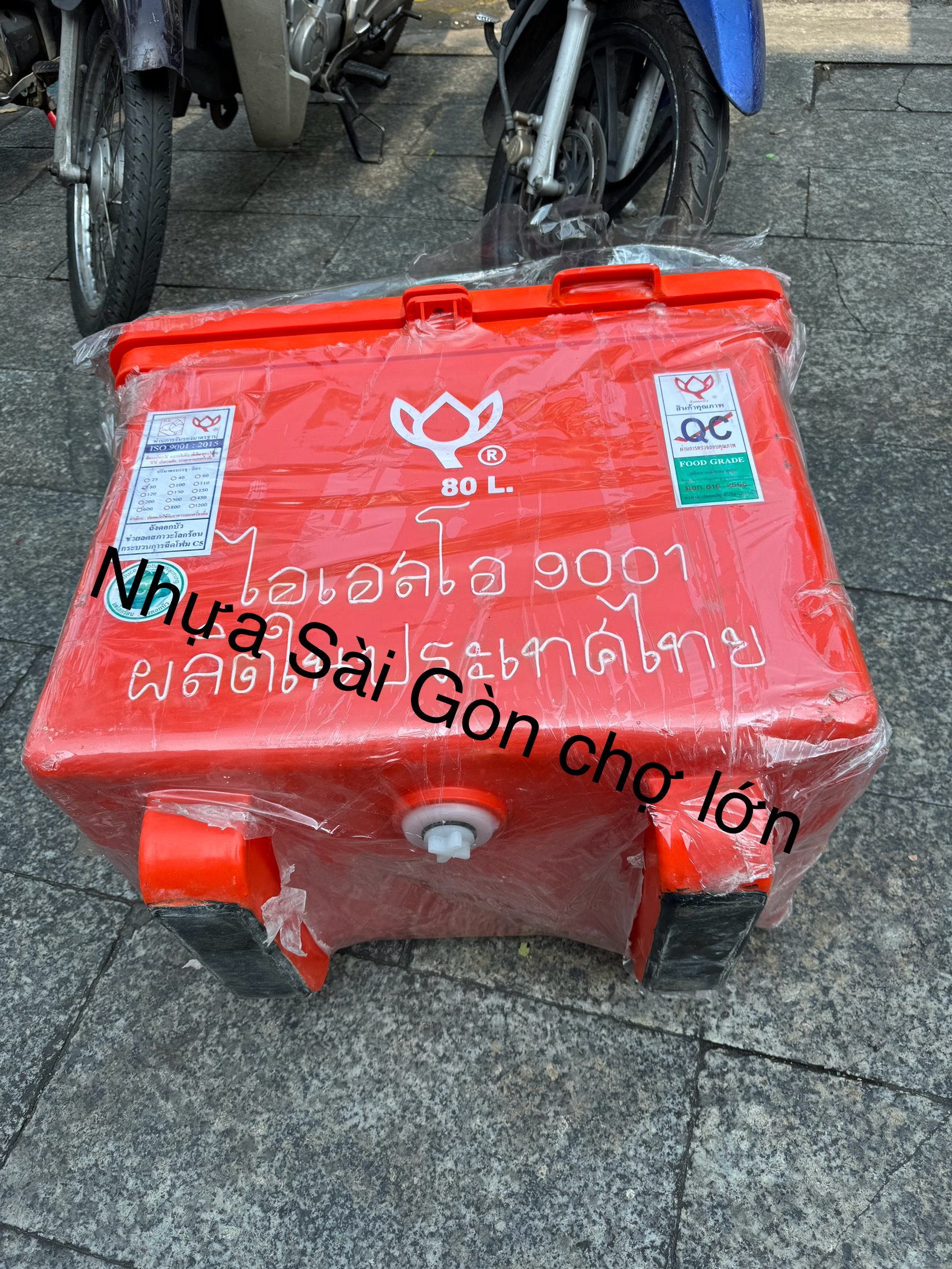Thùng đá thái Lan 80 lít hoa sen nhập khẩu