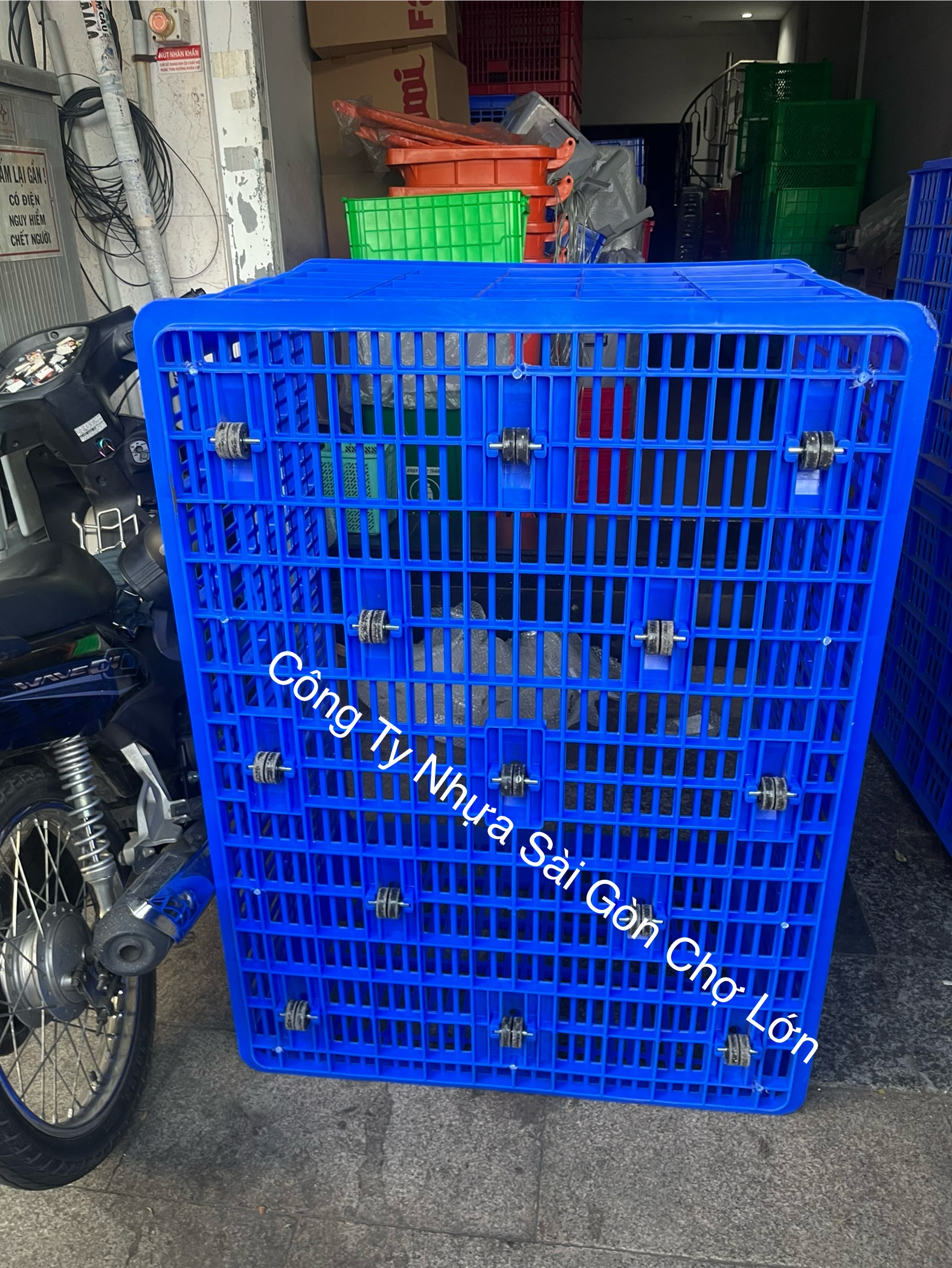 SÓNG NHỰA HỞ 26 BÁNH XE - HS015-SH