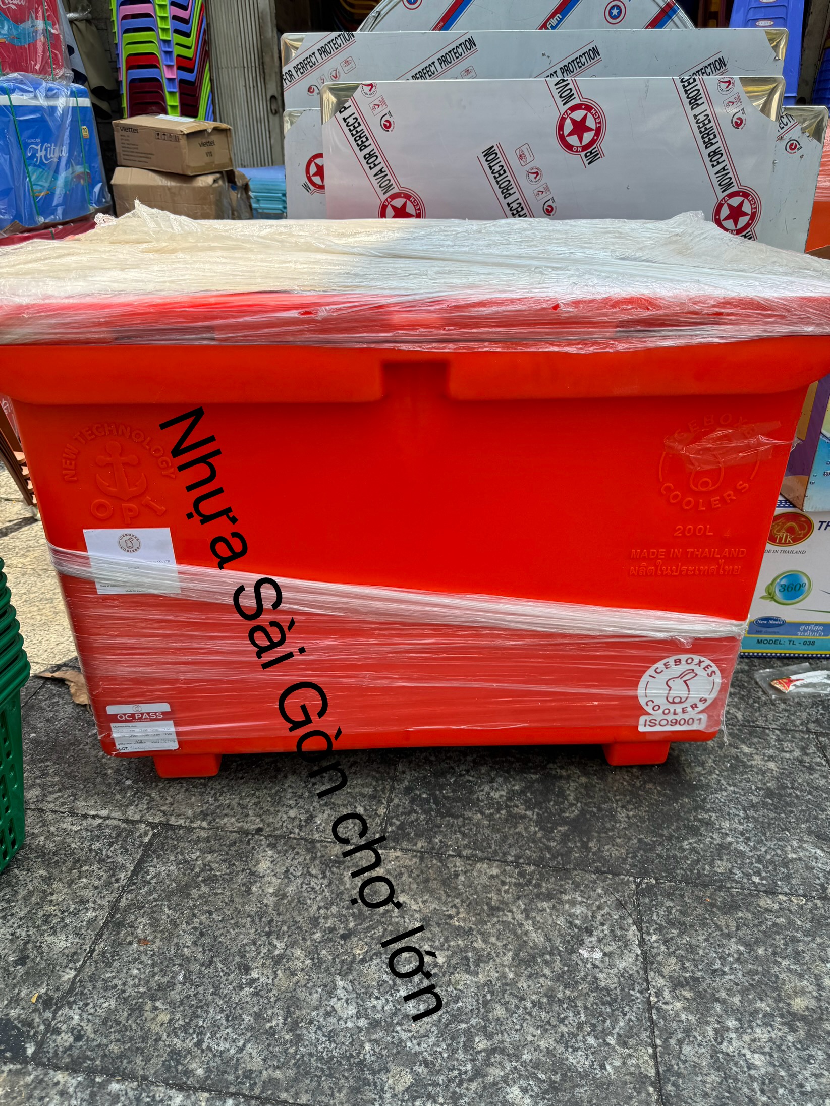 Thùng đá thái Lan 200 lít nhập khẩu hiệu con thỏ