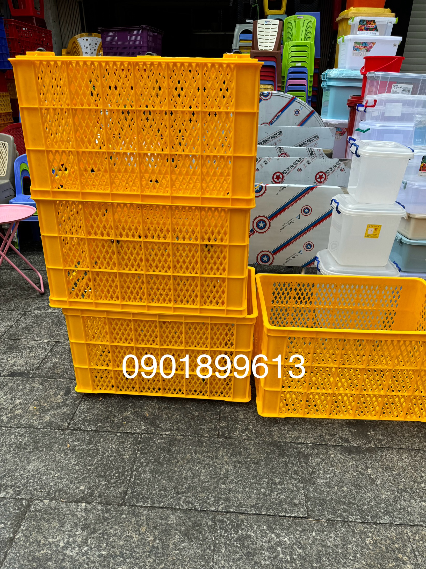 Sóng nhựa 5 bánh xe Hiệp Thành và Long Thành