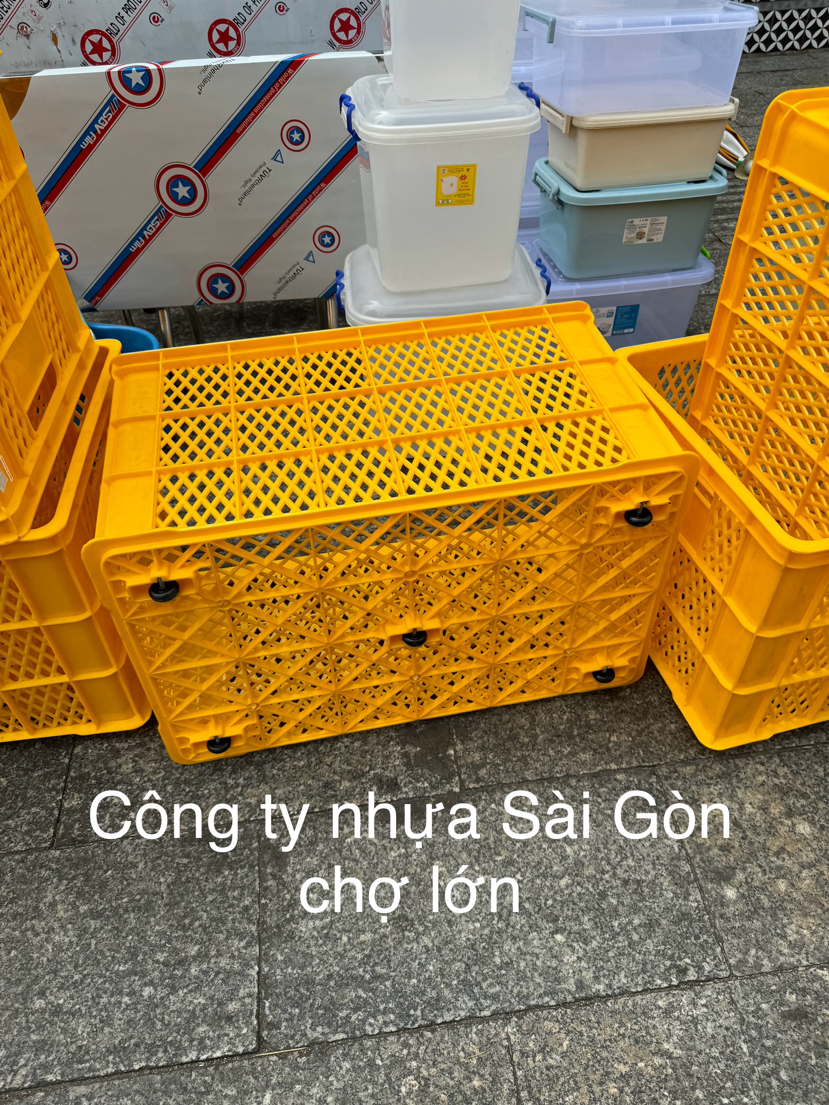 Sóng nhựa 5 bánh xe Hiệp Thành và Long Thành