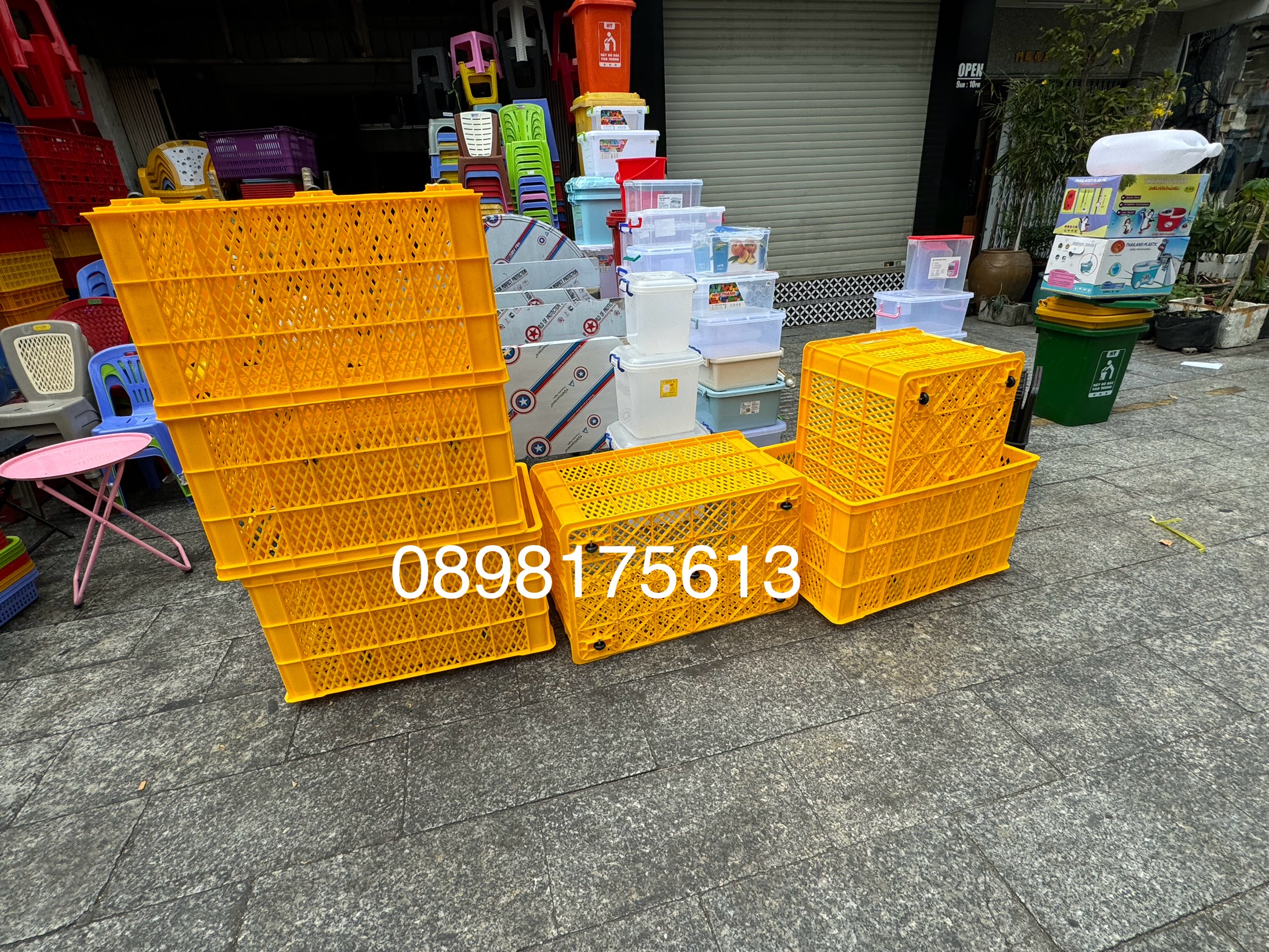 Sóng nhựa 5 bánh xe Hiệp Thành và Long Thành