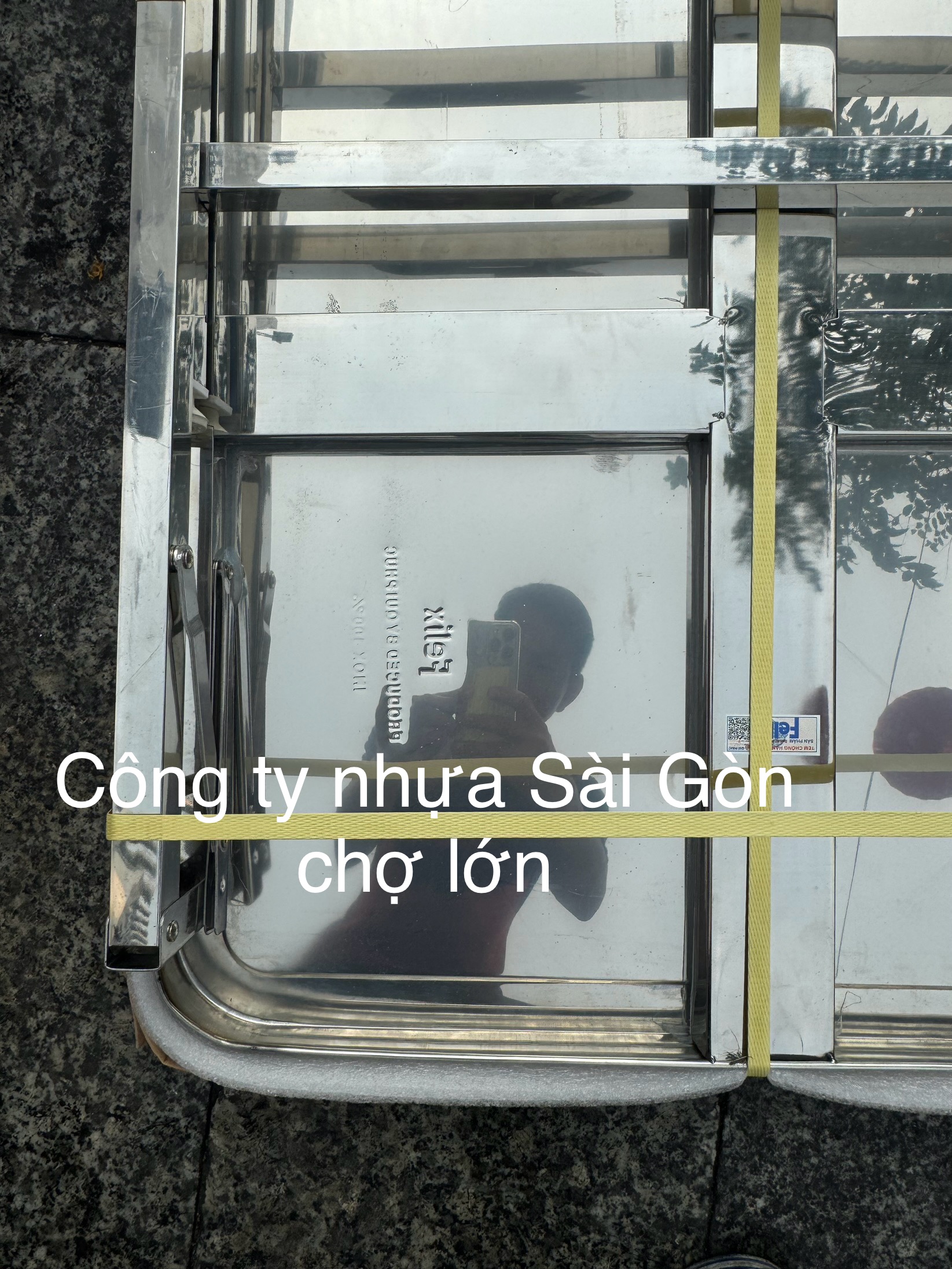 Bàn inox Felix inno 70*120 cm chính hãng Qui Phúc