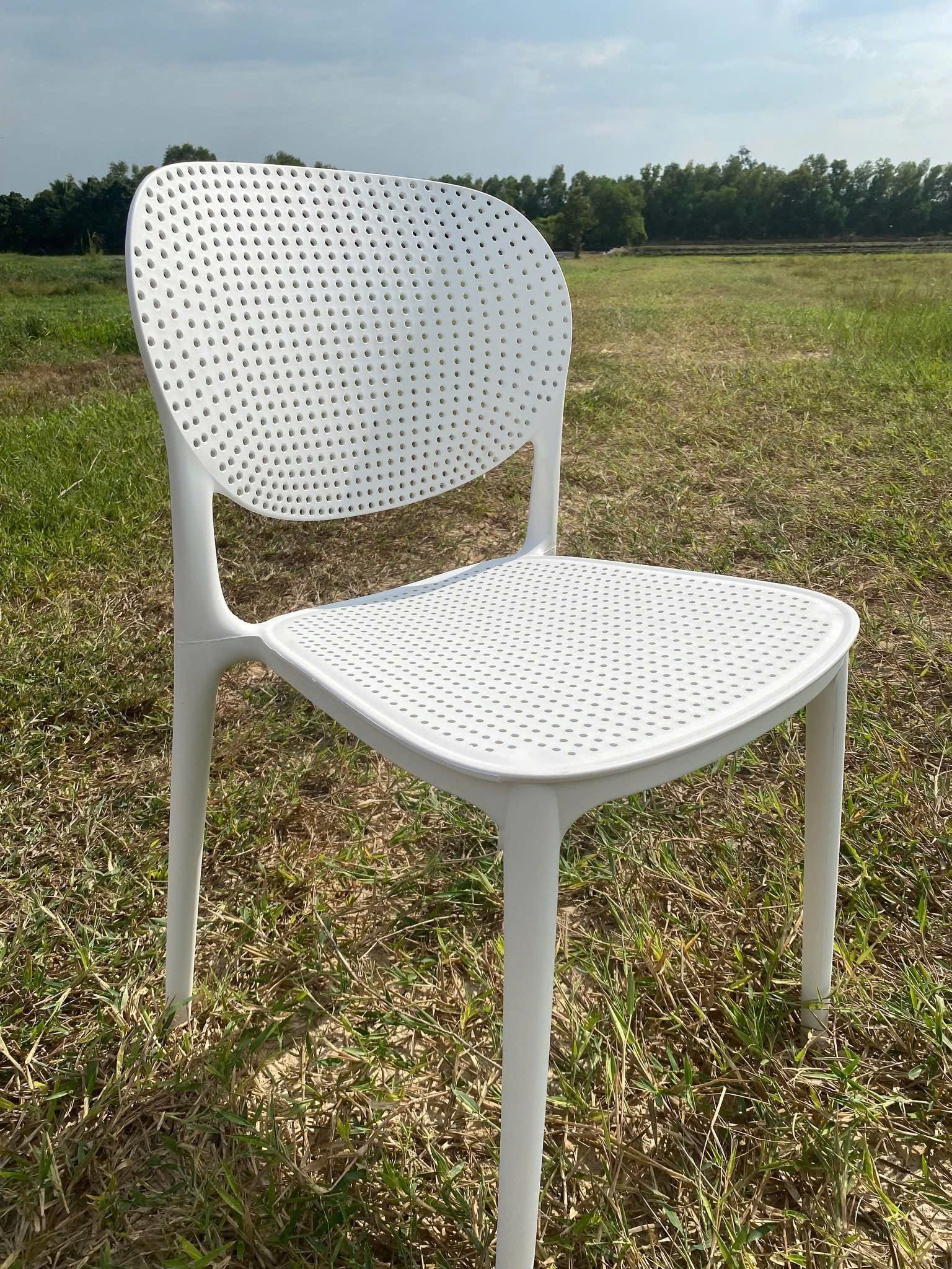 Ghế đúc Lỗ Nhựa Đúc Nguyên Khối Hol Sankyo