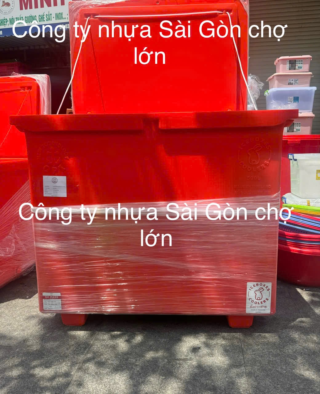(Nhập khẩu chính ngạch) Thùng đá Thái Lan 230 lít nhập khẩu con thỏ