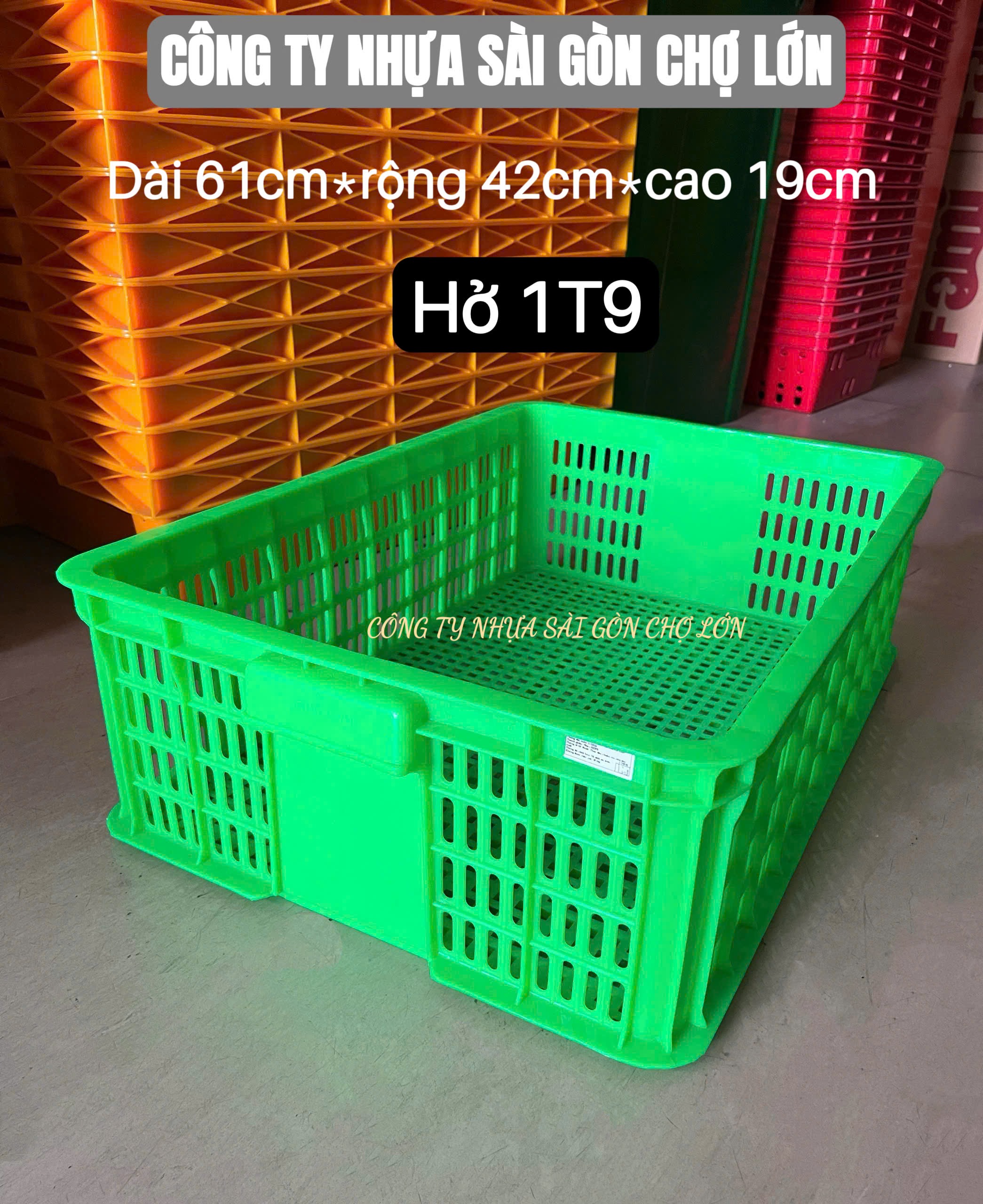Sóng nhựa hở 1 tấc 9 - hở 1T9 ☘️