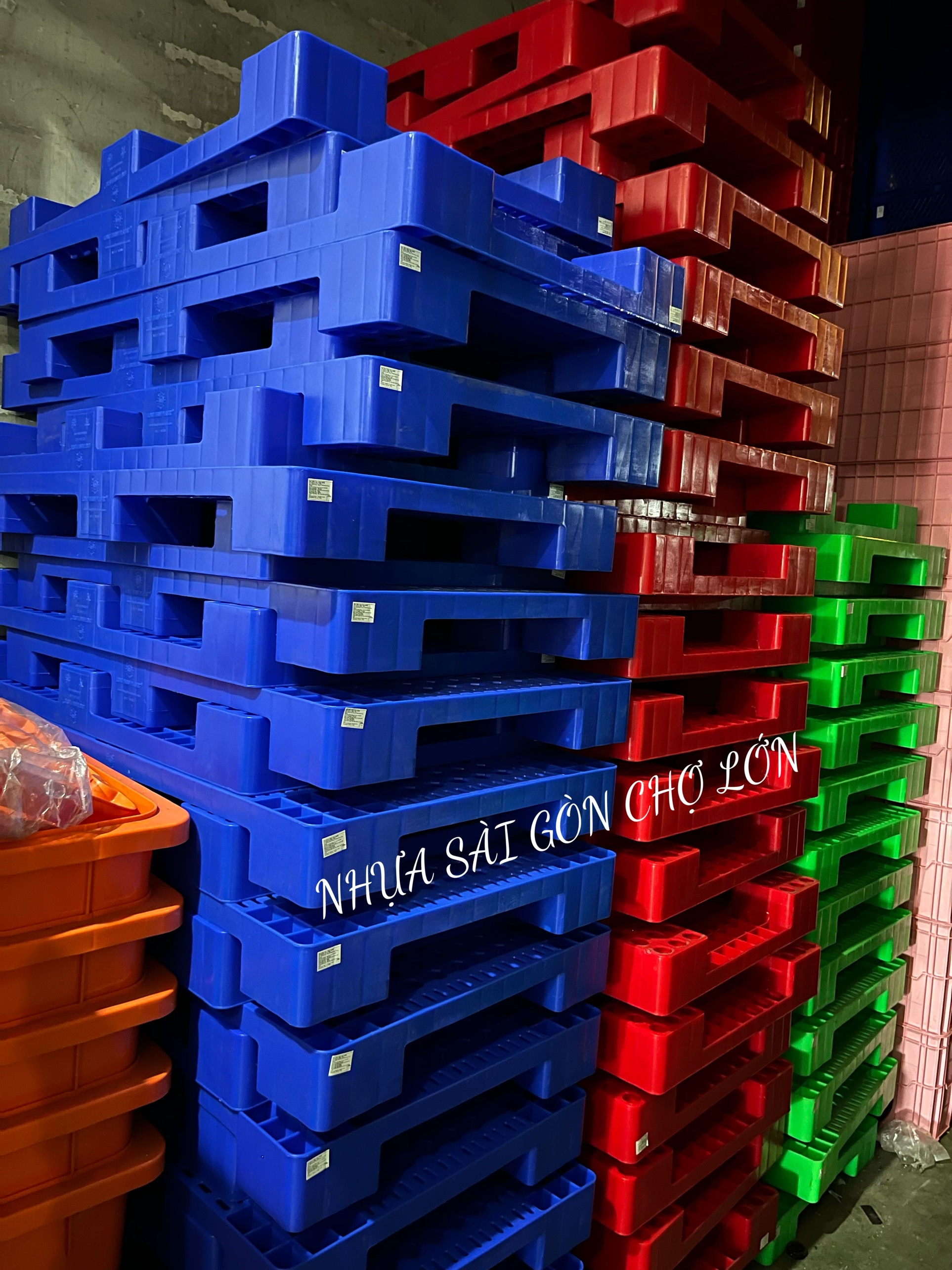 Pallet nhựa PL04-LS kích thước (L1000 x W600 x H100)mm ± 2%