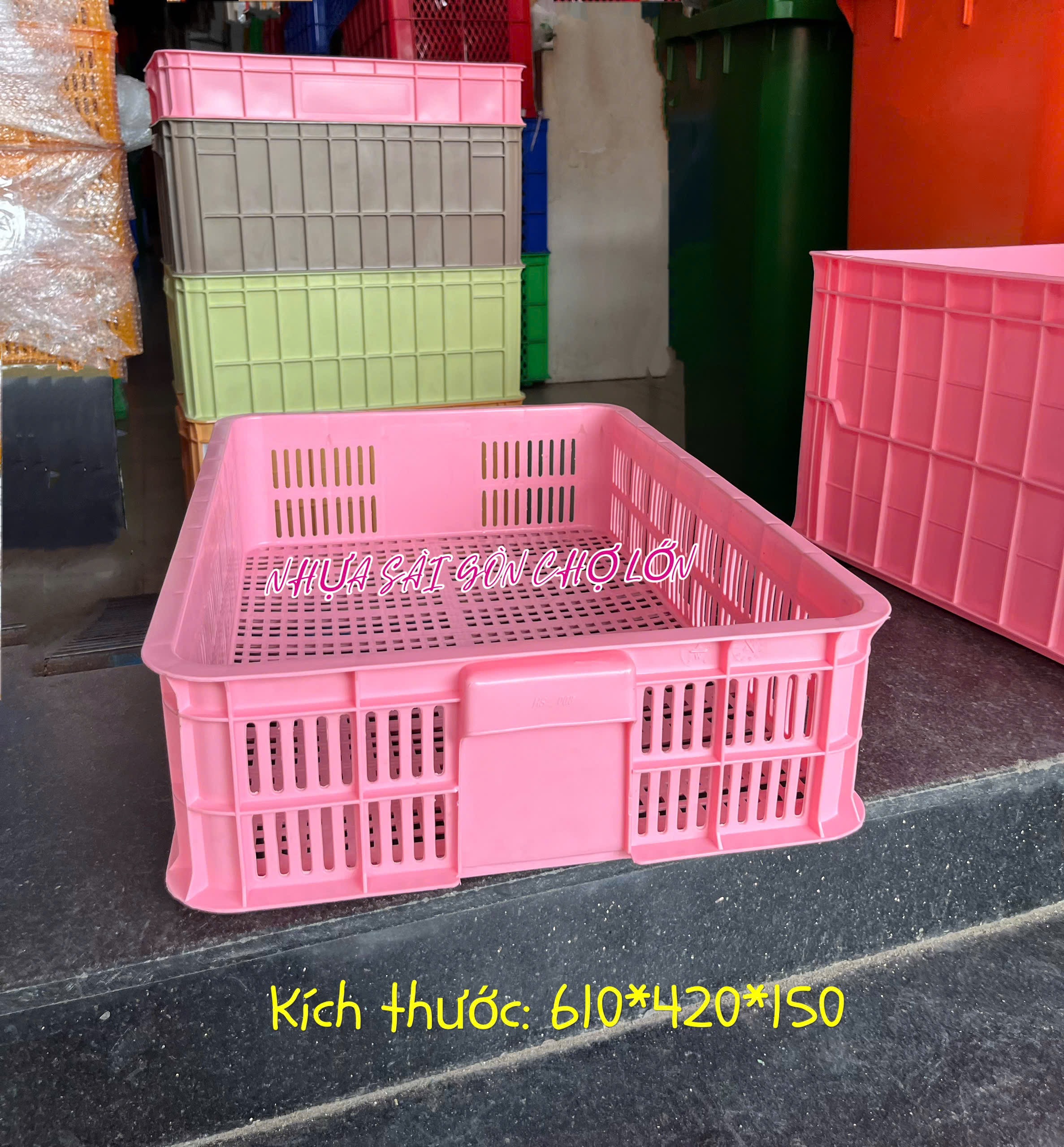 Sóng hở  1T5 màu Hồng và màu cam HS008-SH Long Thành