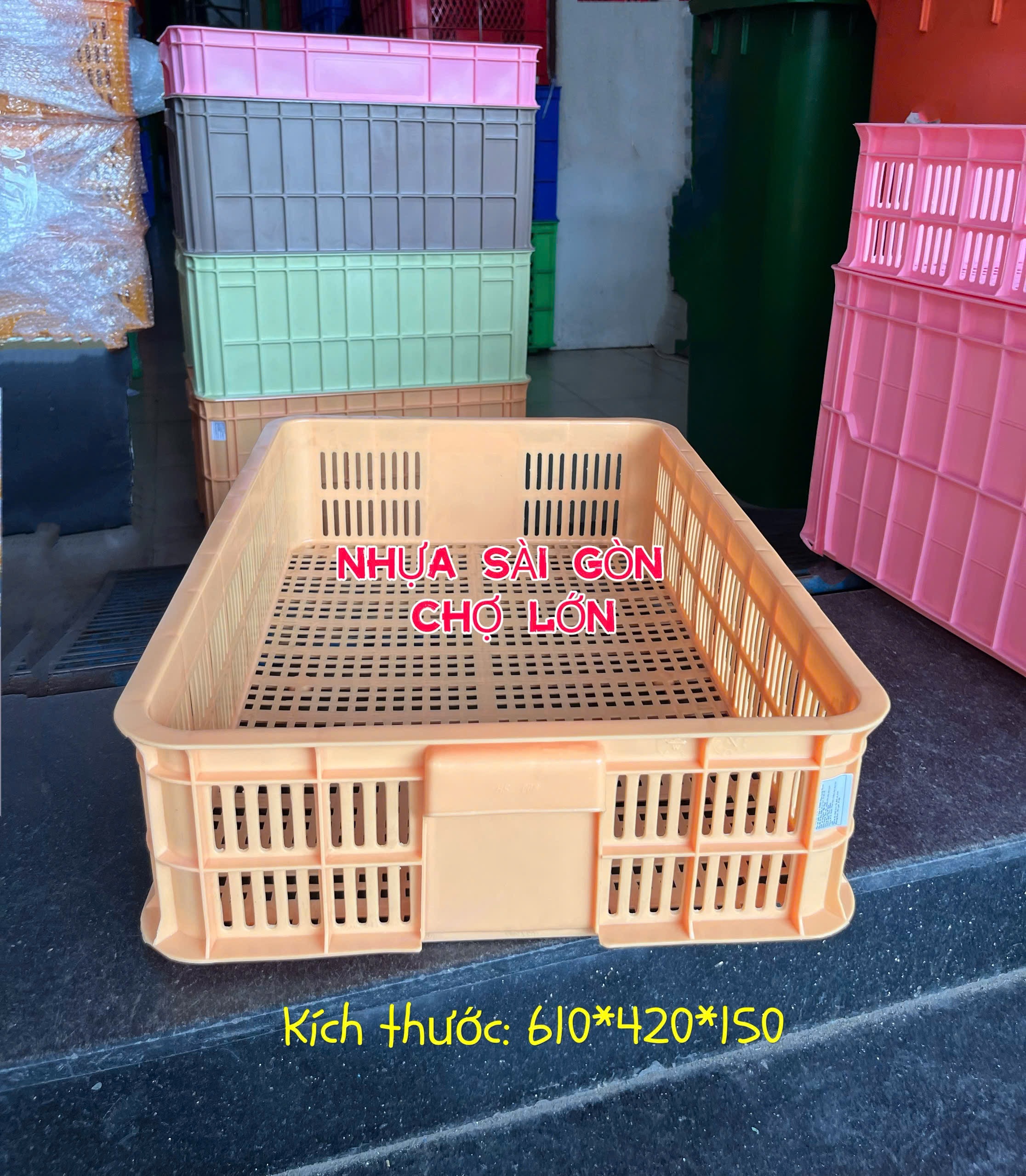 Sóng hở  1T5 màu Hồng và màu cam HS008-SH Long Thành