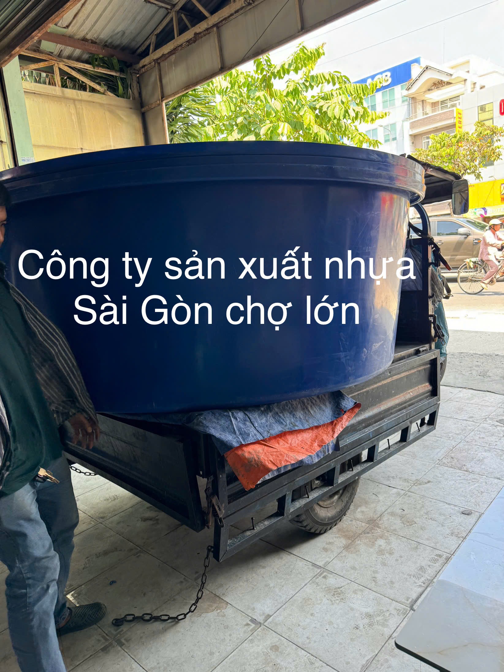 Thùng tròn nuôi cá 3000 lít (229*200*87 cm)