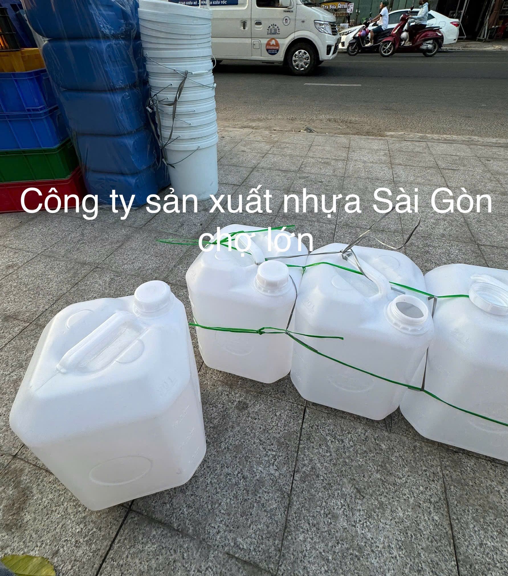 Can vuông 20 lít 3 cá màu trắng loại 1 kg