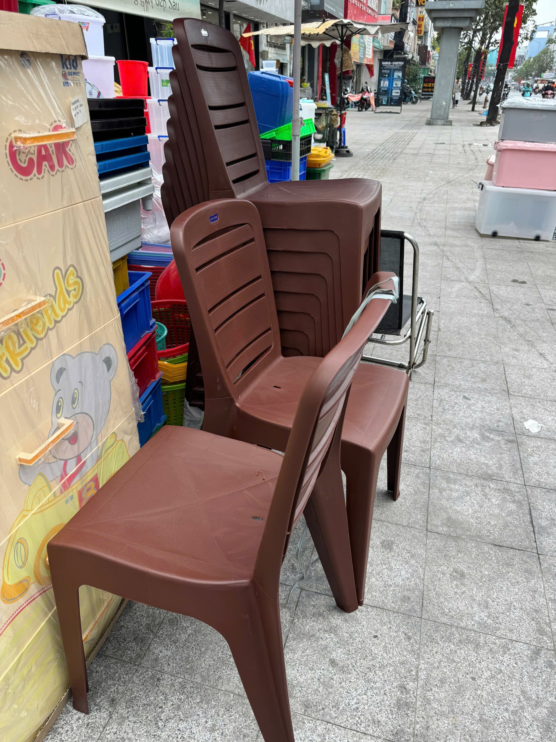 Ghế dựa lớn sọc ngang Duy Tân