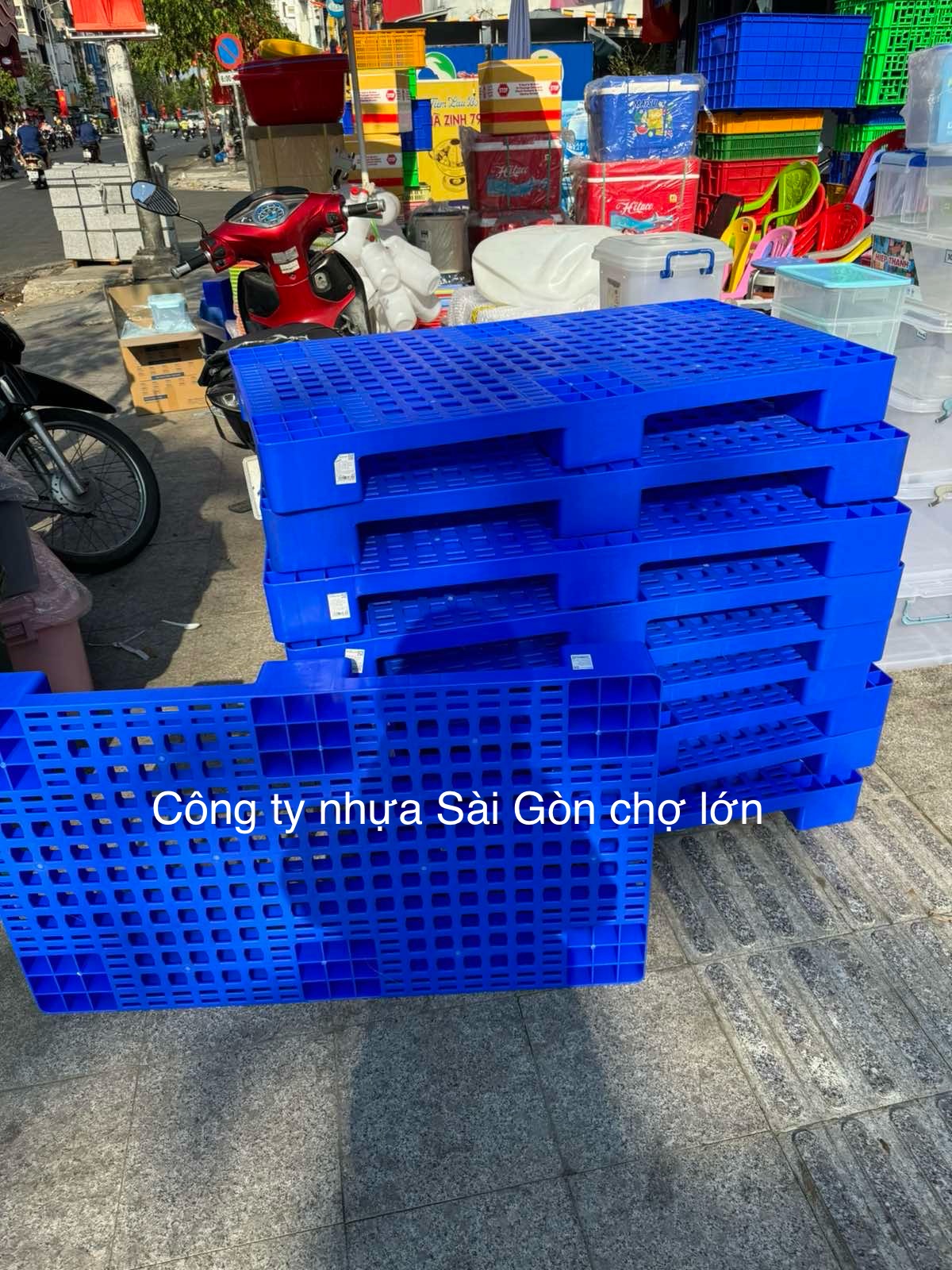 Pallet nhựa 60*100*10 chính hãng Duy Tân (S2 -0976) 🌸