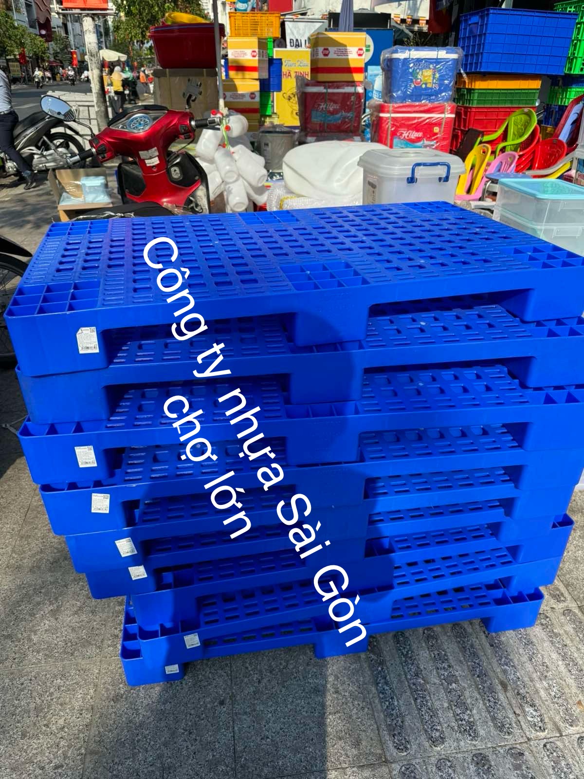 Pallet nhựa 60*100*10 chính hãng Duy Tân (S2 -0976) 🌸