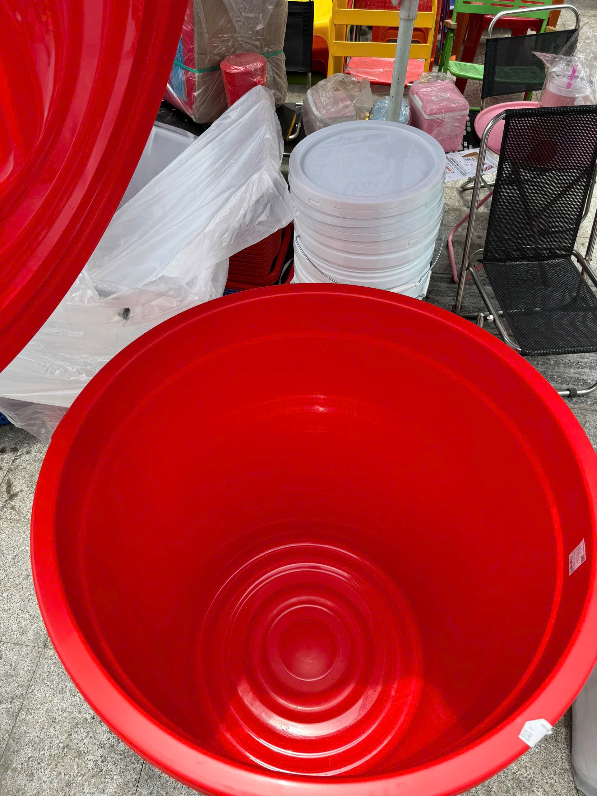 ￼Thùng Nhựa Tròn Duy Tân Đựng Nước, Đựng Gạo 220L