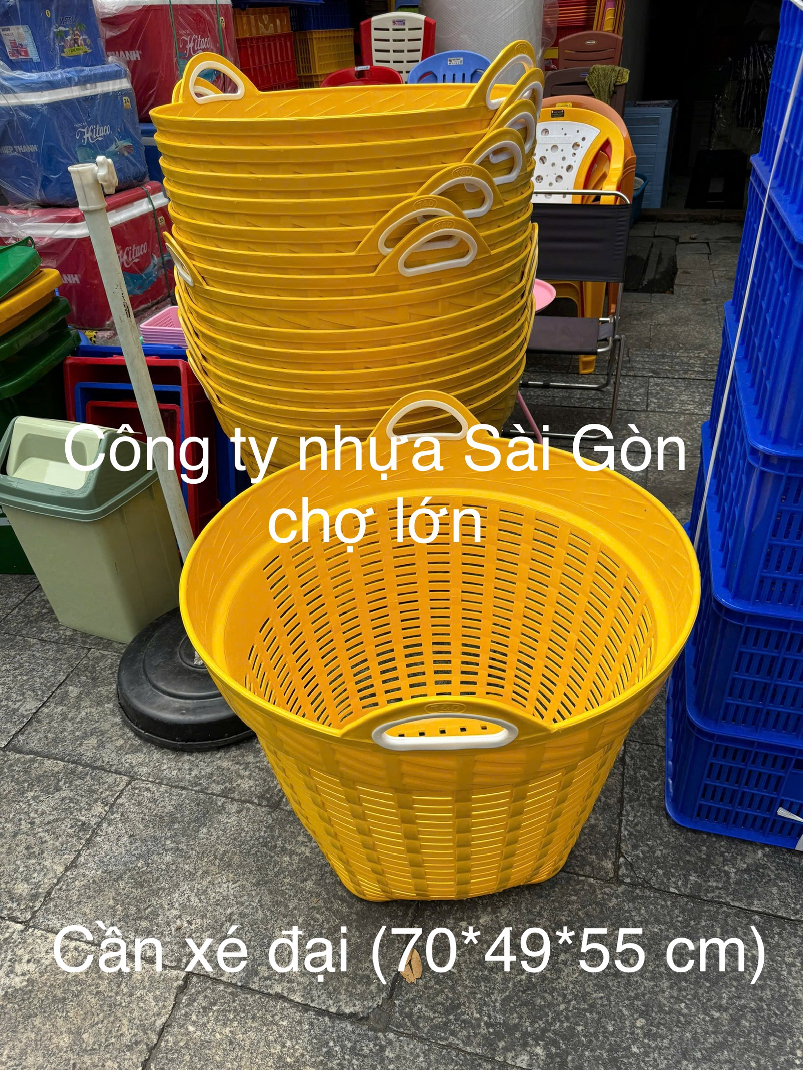 Cần xé sầu riêng size đại có tay lồng (70*49*55cm)